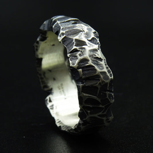 Riftstone Silver Ring