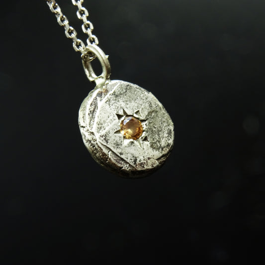 Desert Star Silver Necklace