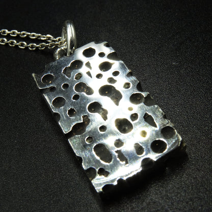 Oblivion Seal Silver Necklace