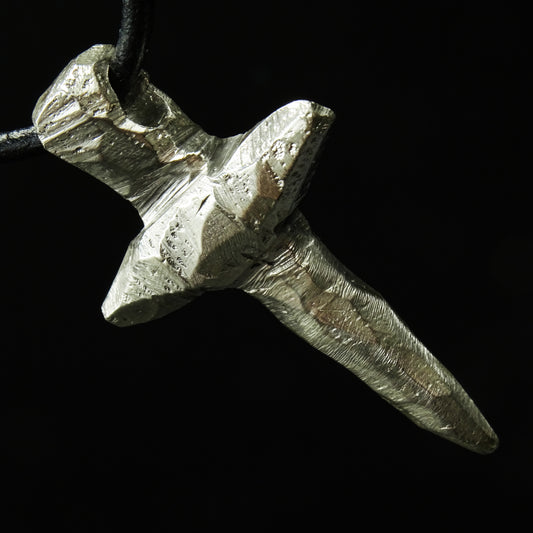 Spear of Faith Cross Silver Necklace