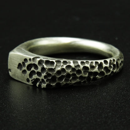 Crateris Signet Silver Ring