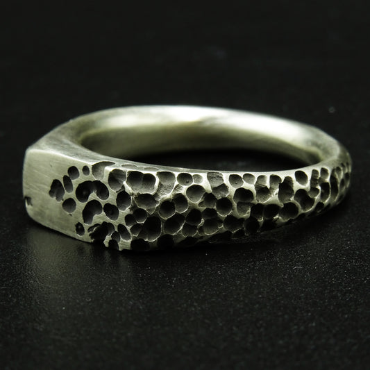 Crateris Signet Silver Ring