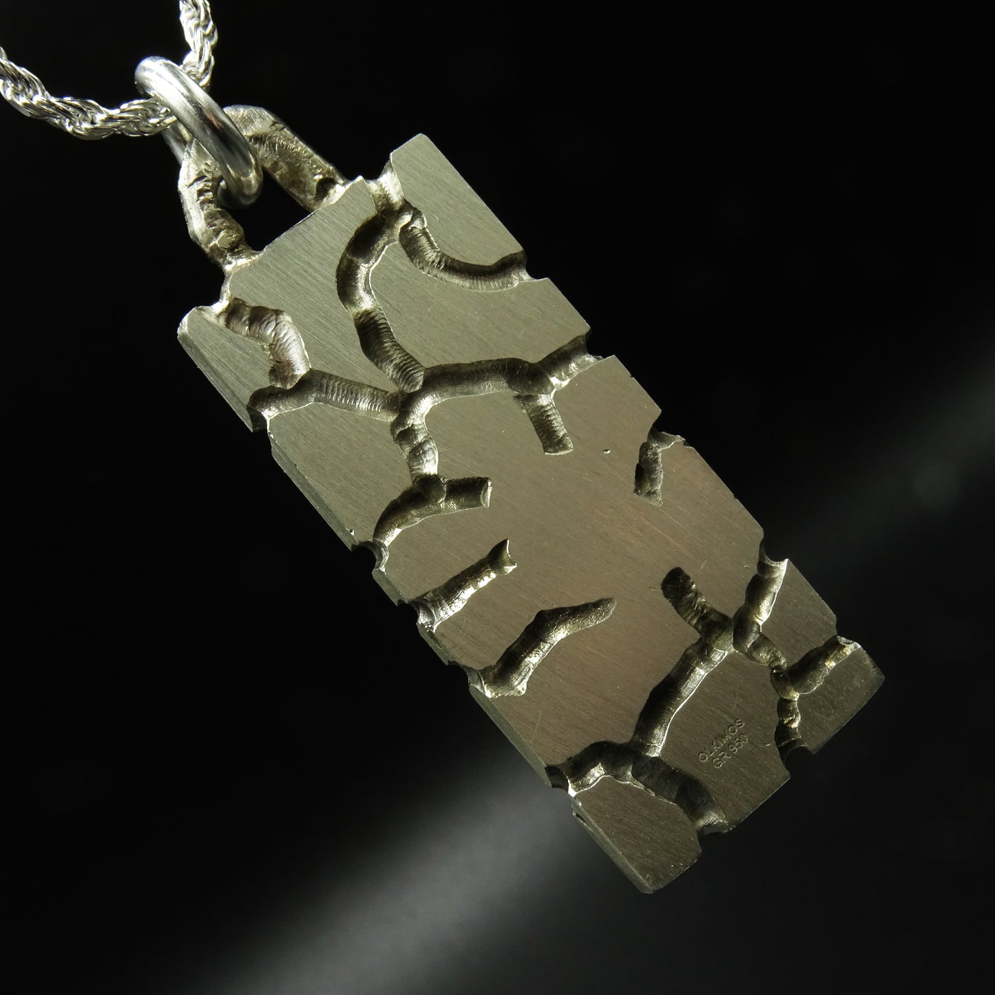 Shattered Epoch Silver Necklace