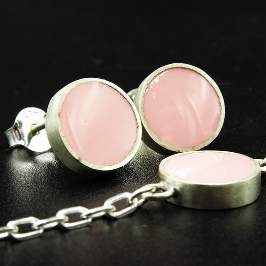 Soft Bloom Silver Set