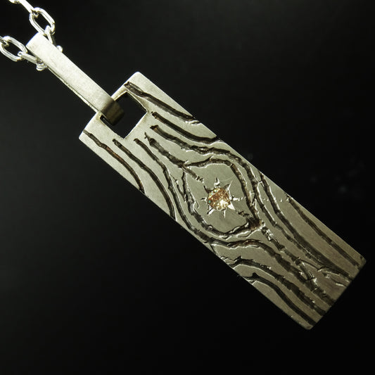 Cosmic Seed Silver Necklace