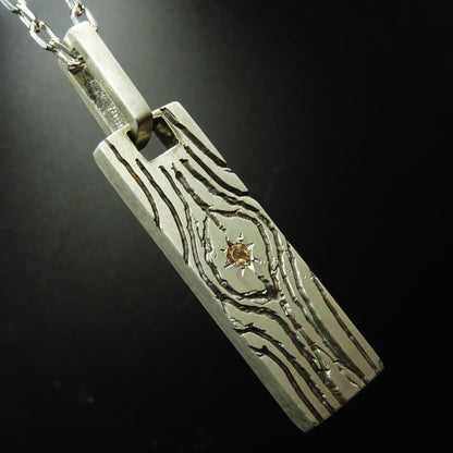 Cosmic Seed Silver Necklace