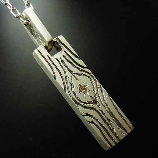 Cosmic Seed Silver Necklace