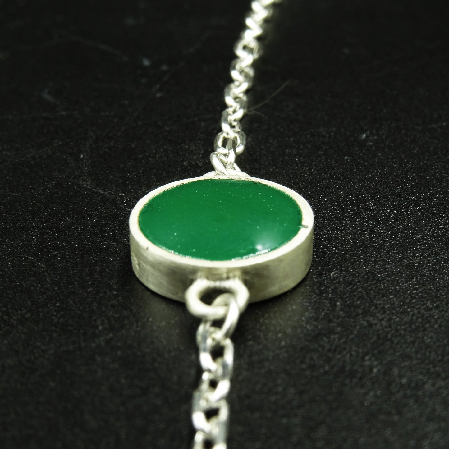Greenwave Core Silver & Green Enamel Set