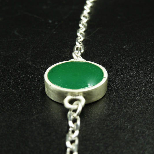 Greenwave Core Silver & Green Enamel Set