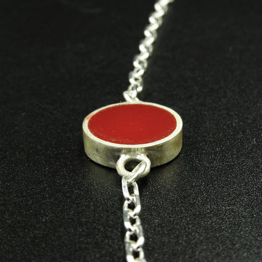 Redshift Core Silver & Deep Red Enamel Set