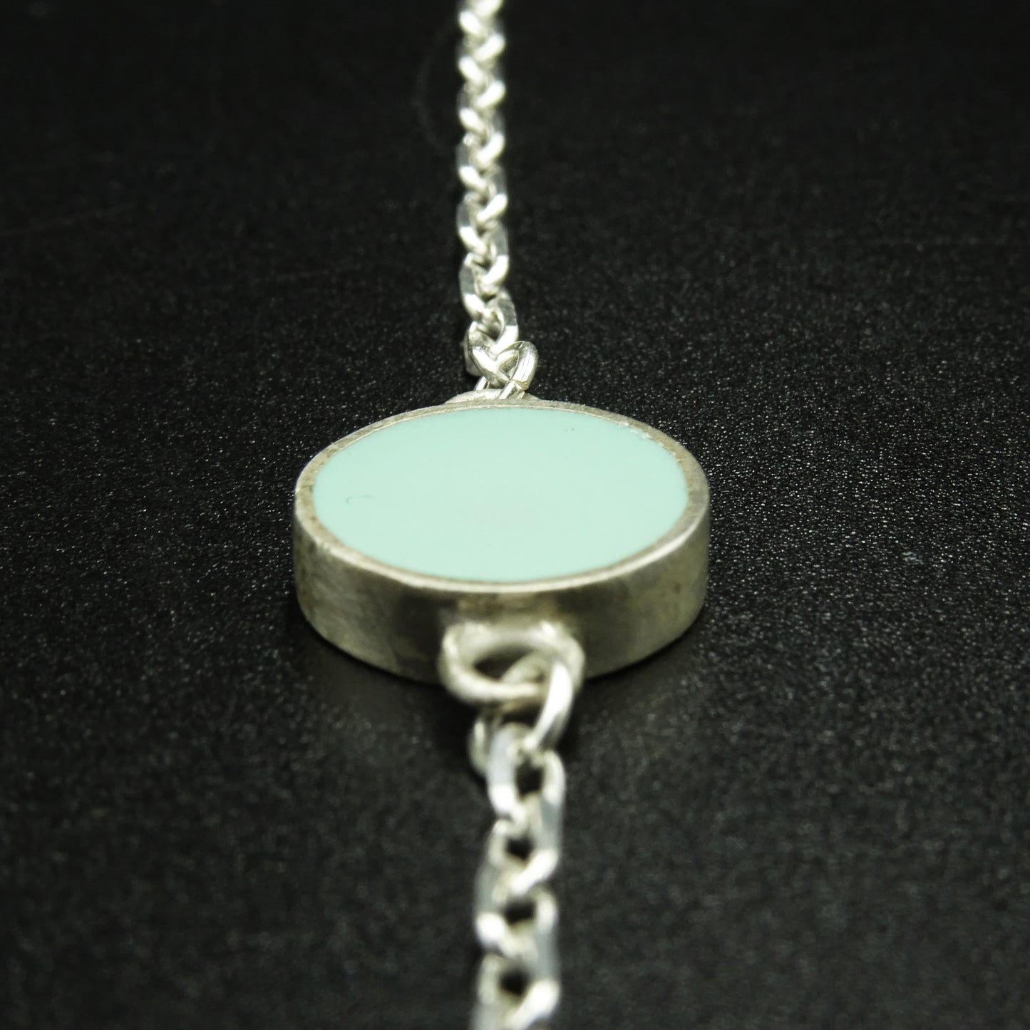 Cyan Flux Silver & Cyan Enamel Set