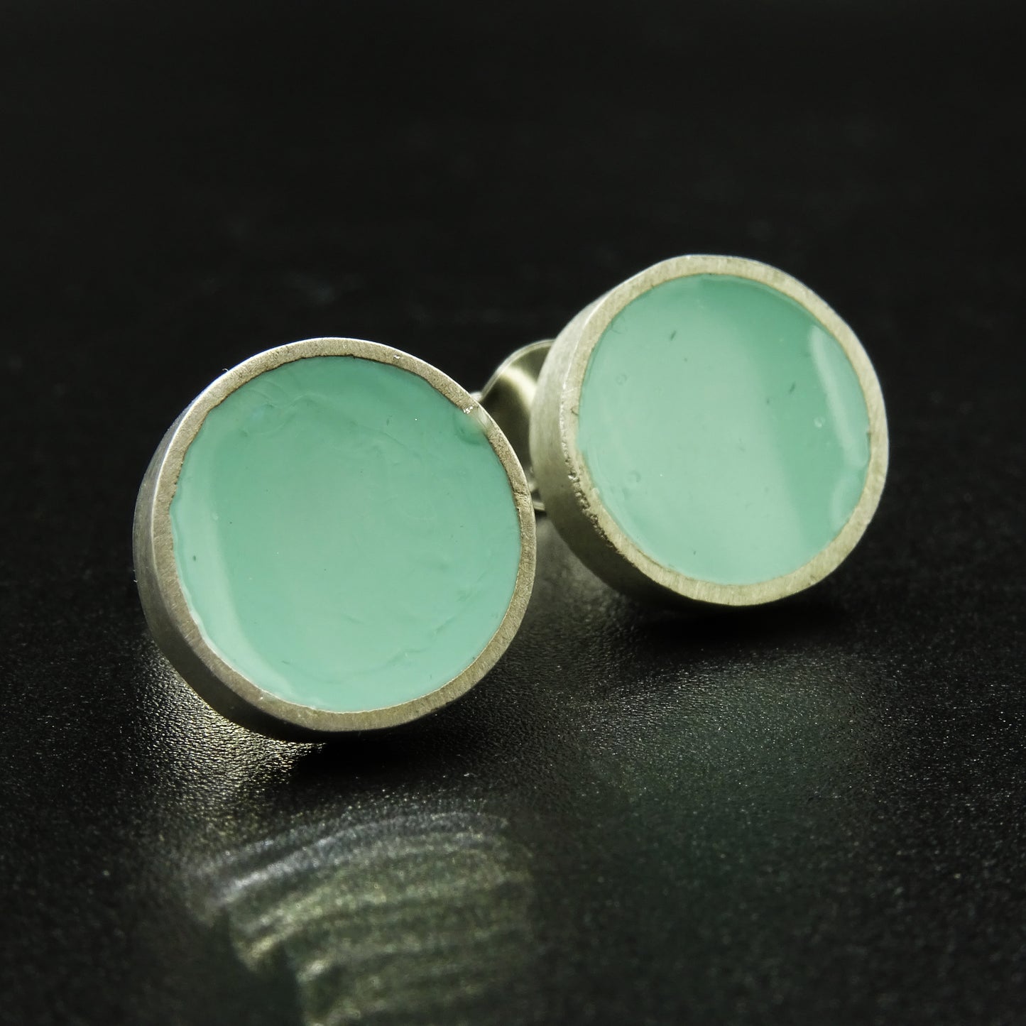 Cyan Flux Silver & Cyan Enamel Set