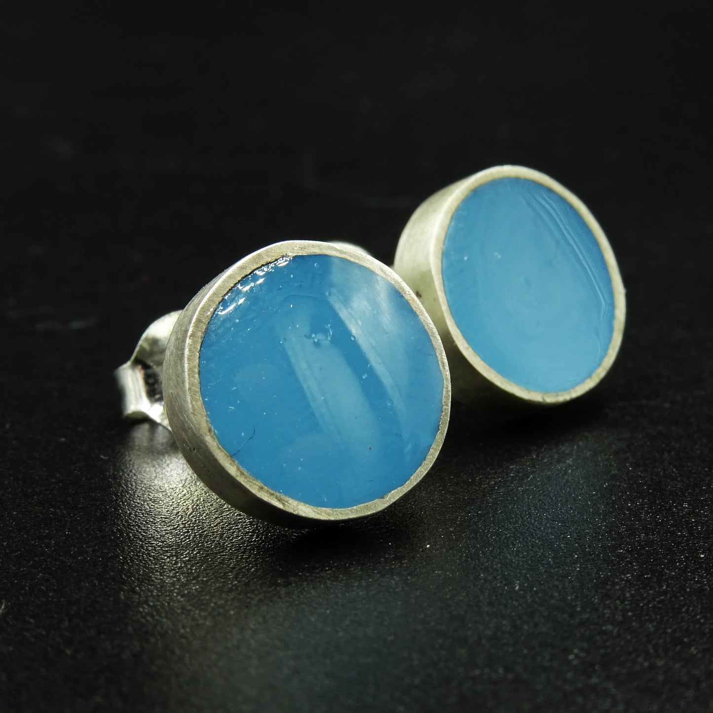 Blue Arcadia Silver & Blue Enamel Set