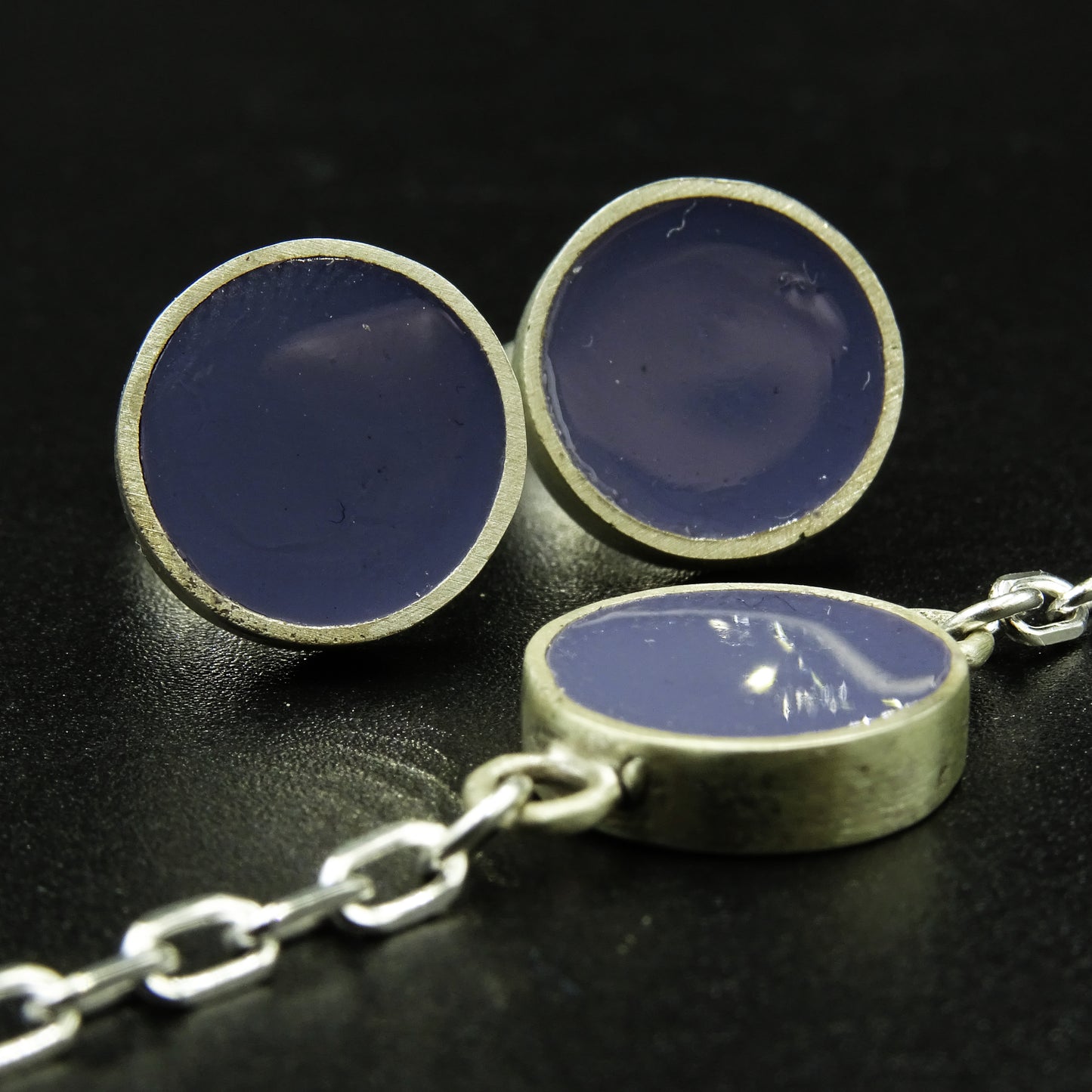 Lilac Veil Silver & Lavender Purple Set