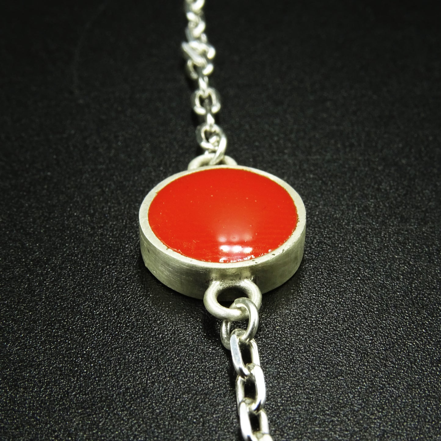 Redflare Core Silver & Bright Red Enamel Set