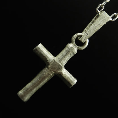 Fortis Relic Silver Cross Necklace