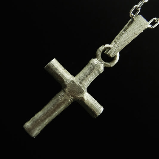 Fortis Relic Silver Cross Necklace