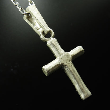 Fortis Relic Silver Cross Necklace
