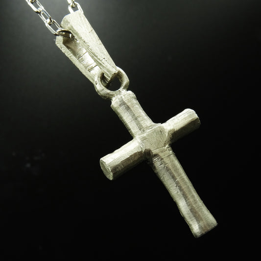 Fortis Relic Silver Cross Necklace