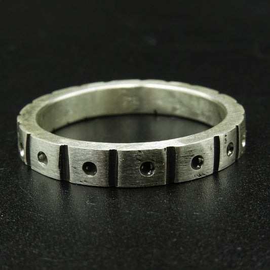 Chamber Core Silver Ring
