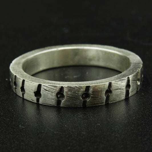 Synaptic Halls Silver Ring