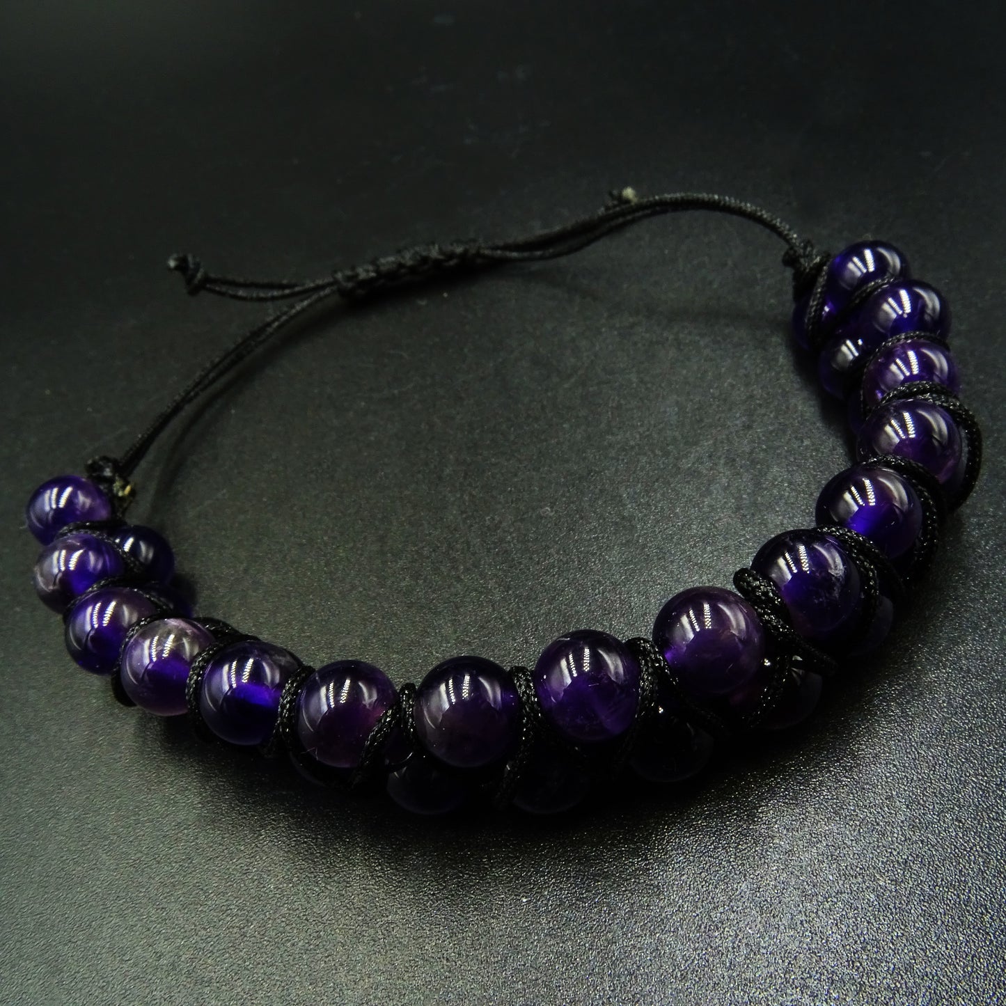 Amethyst Veil Amethyst Gemstone Bracelet