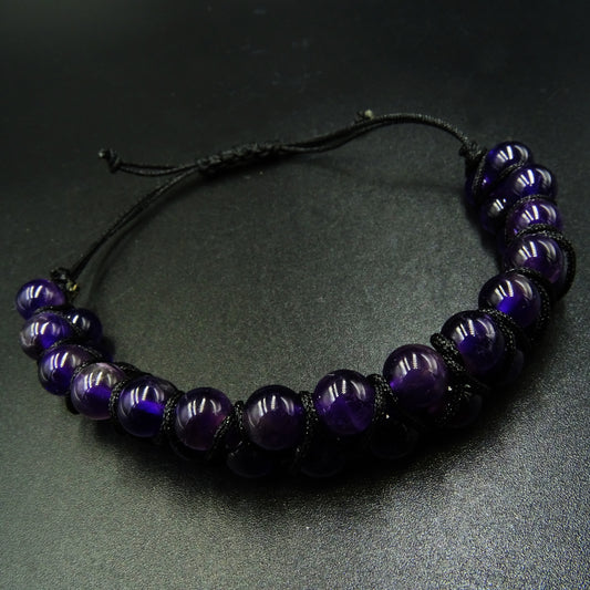 Amethyst Veil Amethyst Gemstone Bracelet
