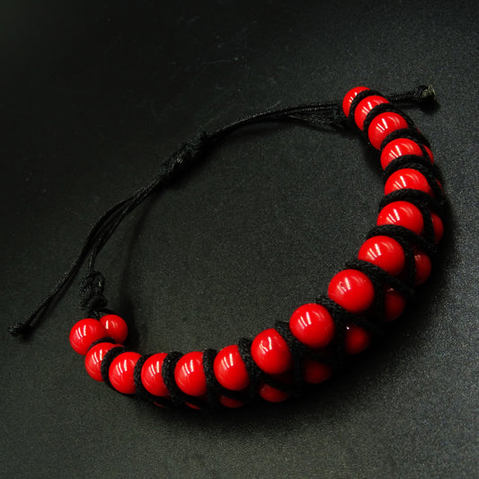 Red Coral Core Coral Bracelet