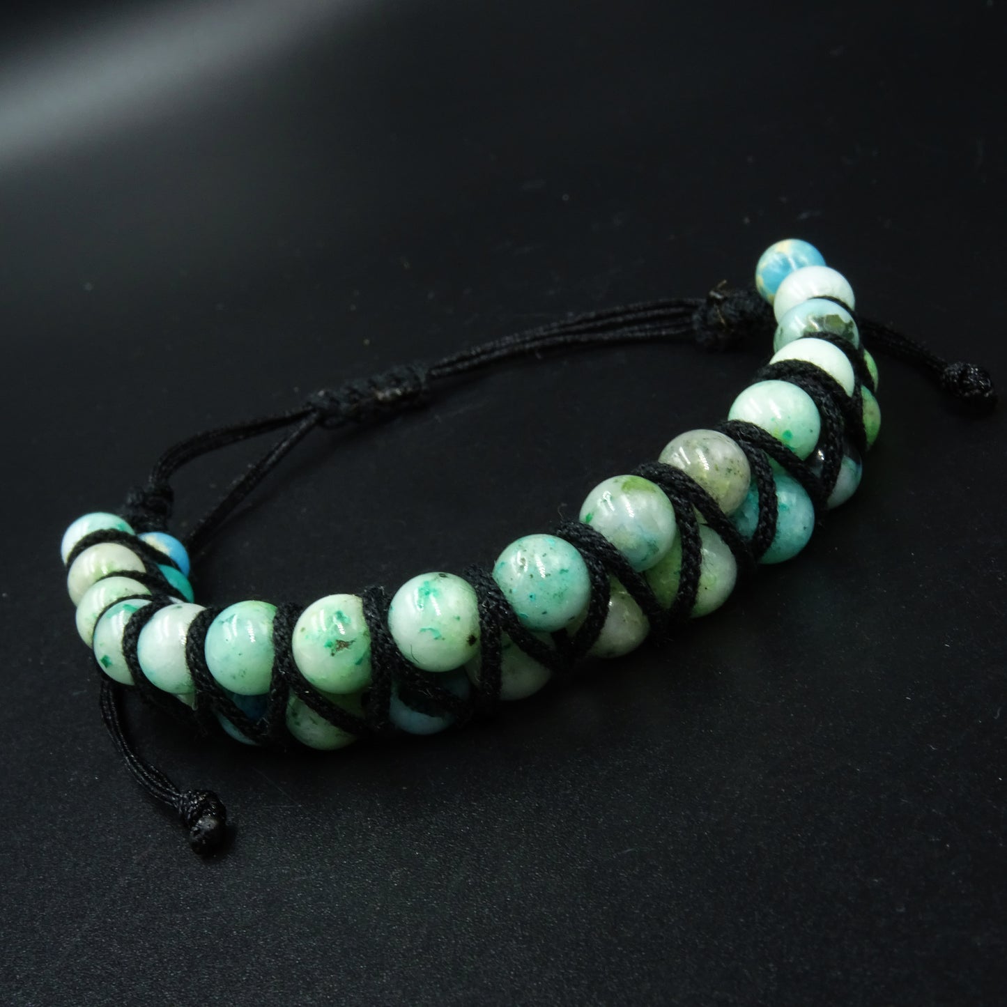 Seafoam Sigil Amazonite Gemstone Bracelet