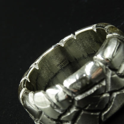 Faultline Crown Silver Ring