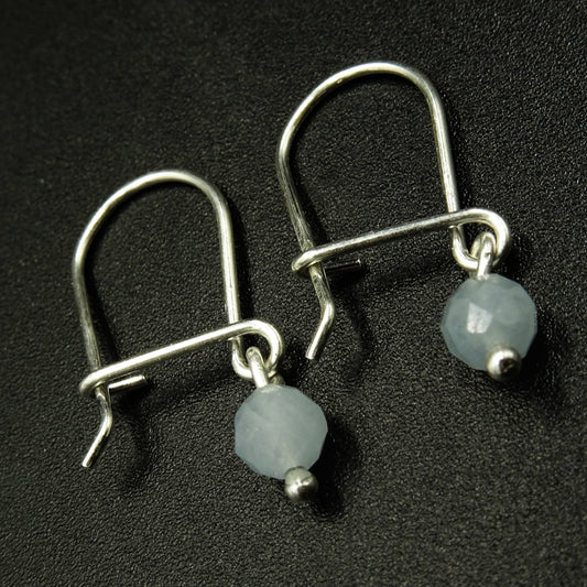 Aquavox Silver 925 & Aquamarine Gemstone Earrings