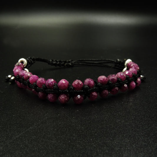 Heart of Dominion Ruby Gemstone Bracelet