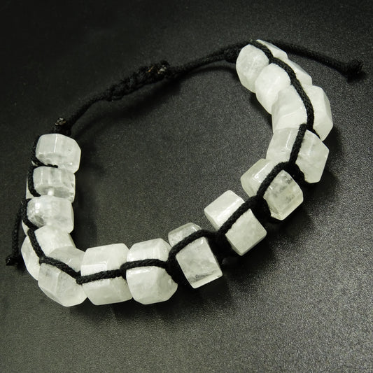 Veil of Stillness Quartz Gemstone Bracelet