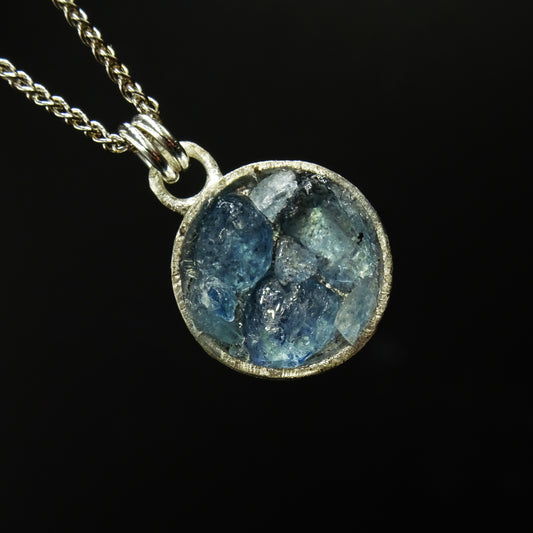 Ionian Relic Topaz Gemstone Silver Necklace