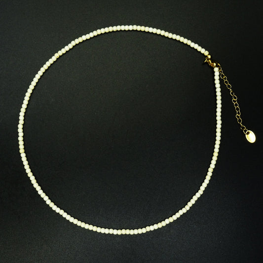 Lunar Line Howlite Gemstone Necklace