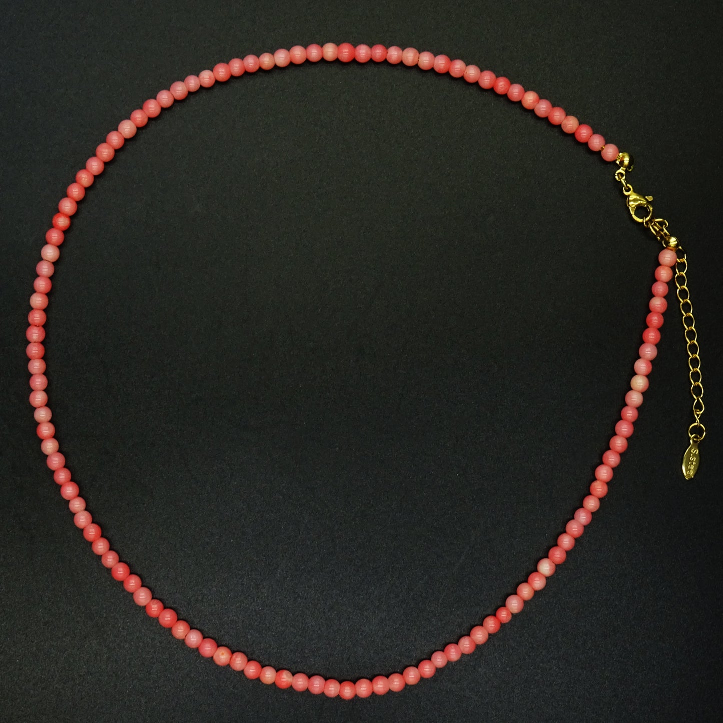 Coral Mist Coral Bead Necklace