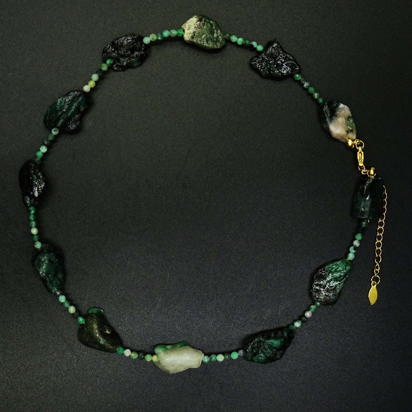 Terra Verde Emerald Gemstone Necklace