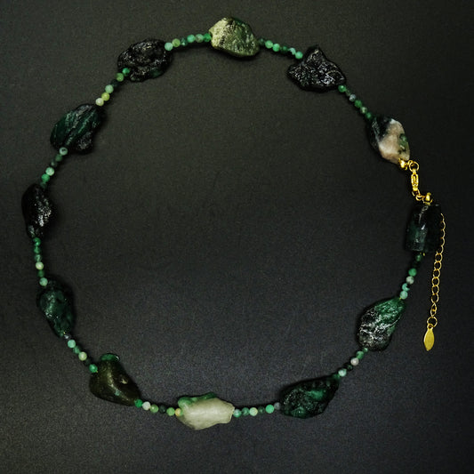 Terra Verde Emerald Gemstone Necklace