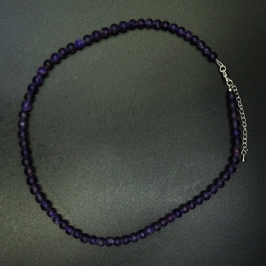 Amethyst Line Amethyst Gemstone Necklace