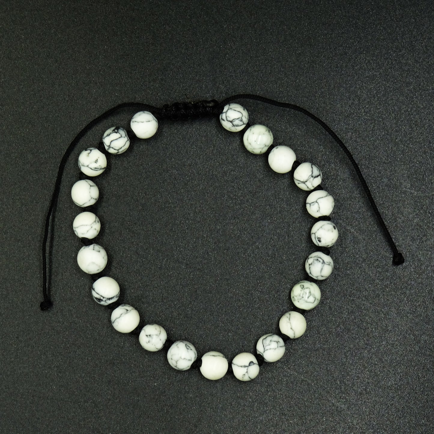 Lunar Marble Howlite Gemstone Bracelet