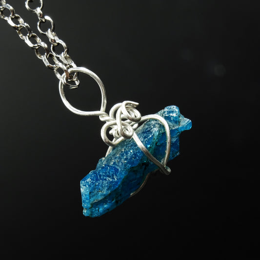 Ionian Shard Apatite Silver Necklace