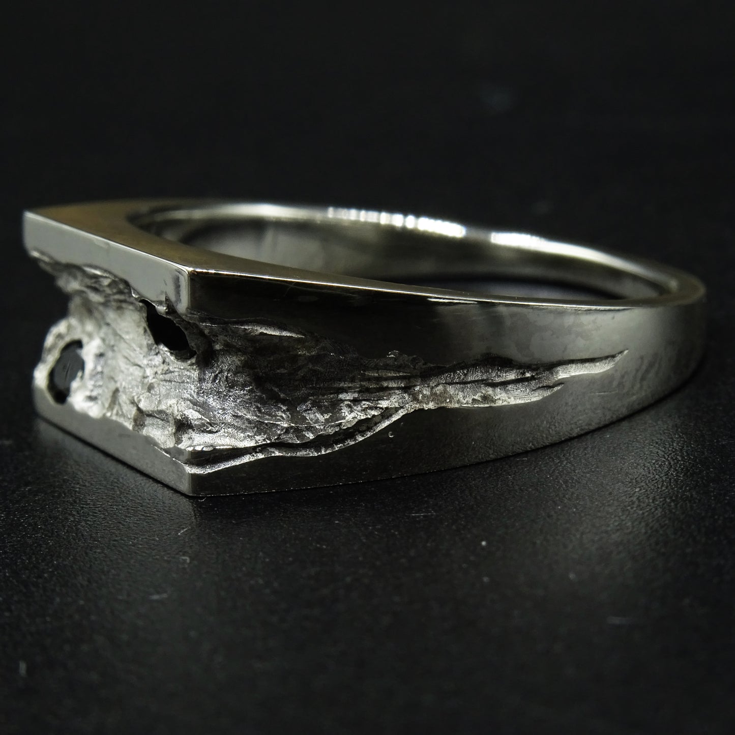 Emerge Silver Signet Ring