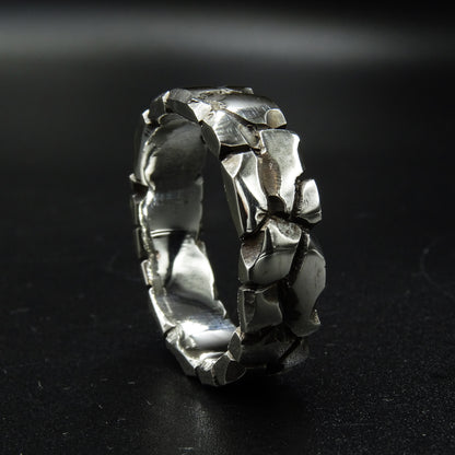 Fracture Silver Ring