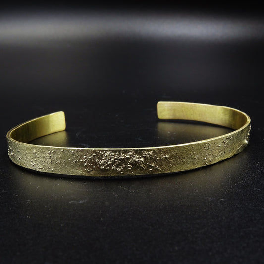 Caelum Brass & Silver Cuff
