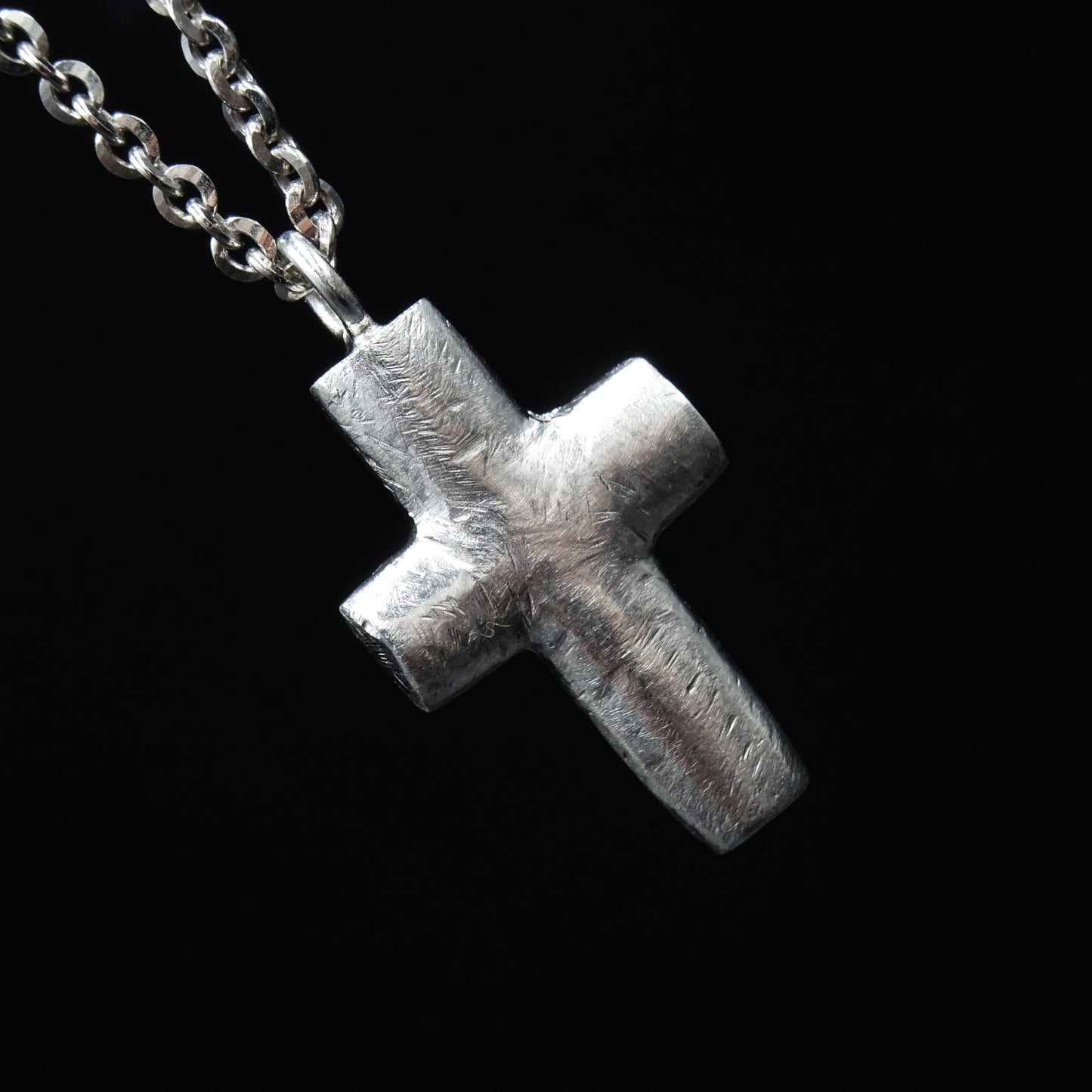 Legacy Silver Cross Necklace