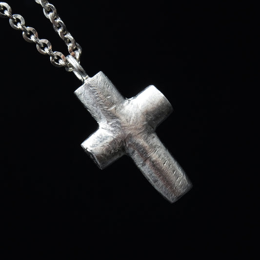 Legacy Silver Cross Necklace
