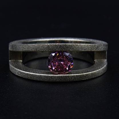 Athena's Rose Silver Ring