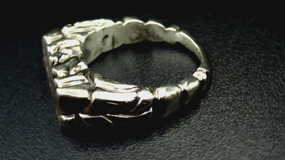 Metalwrithe Silver Signet Ring